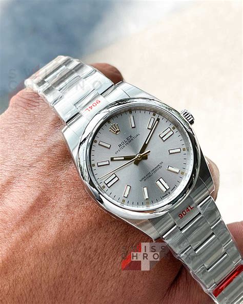 rolex oyster perpetual silver|rolex oyster perpetual 41 wartezeit.